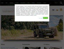 Tablet Screenshot of en.mercedes-wolf.pl
